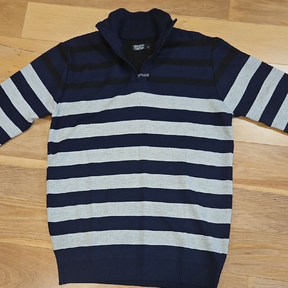 Marx & Dutch Collection 1/4 Zip Sweater For Men Large Excellent Condition